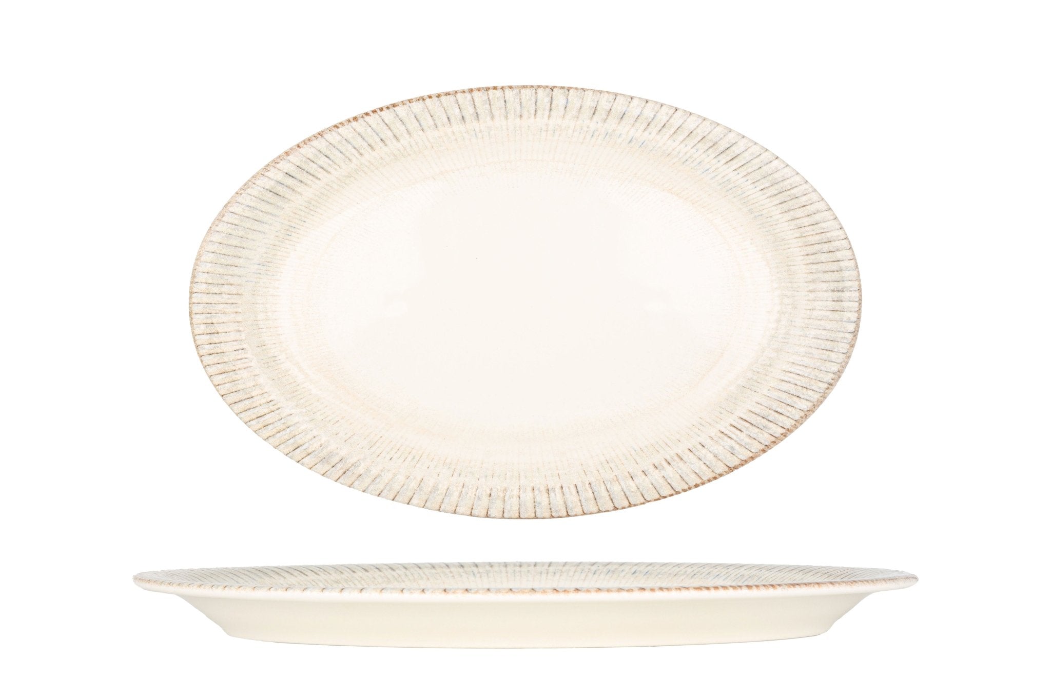 Bonna Serveerschaal - Galata - Porselein - 28 cm - set van 2