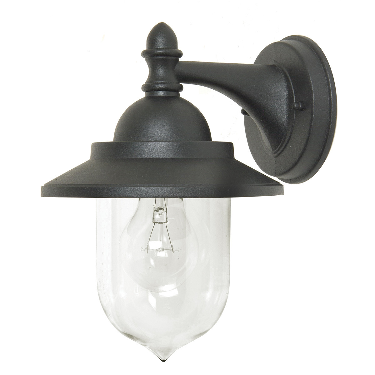Kinkiet zewnętrznyczarny Sandown 1xE27x60W IP44 Garden Zone