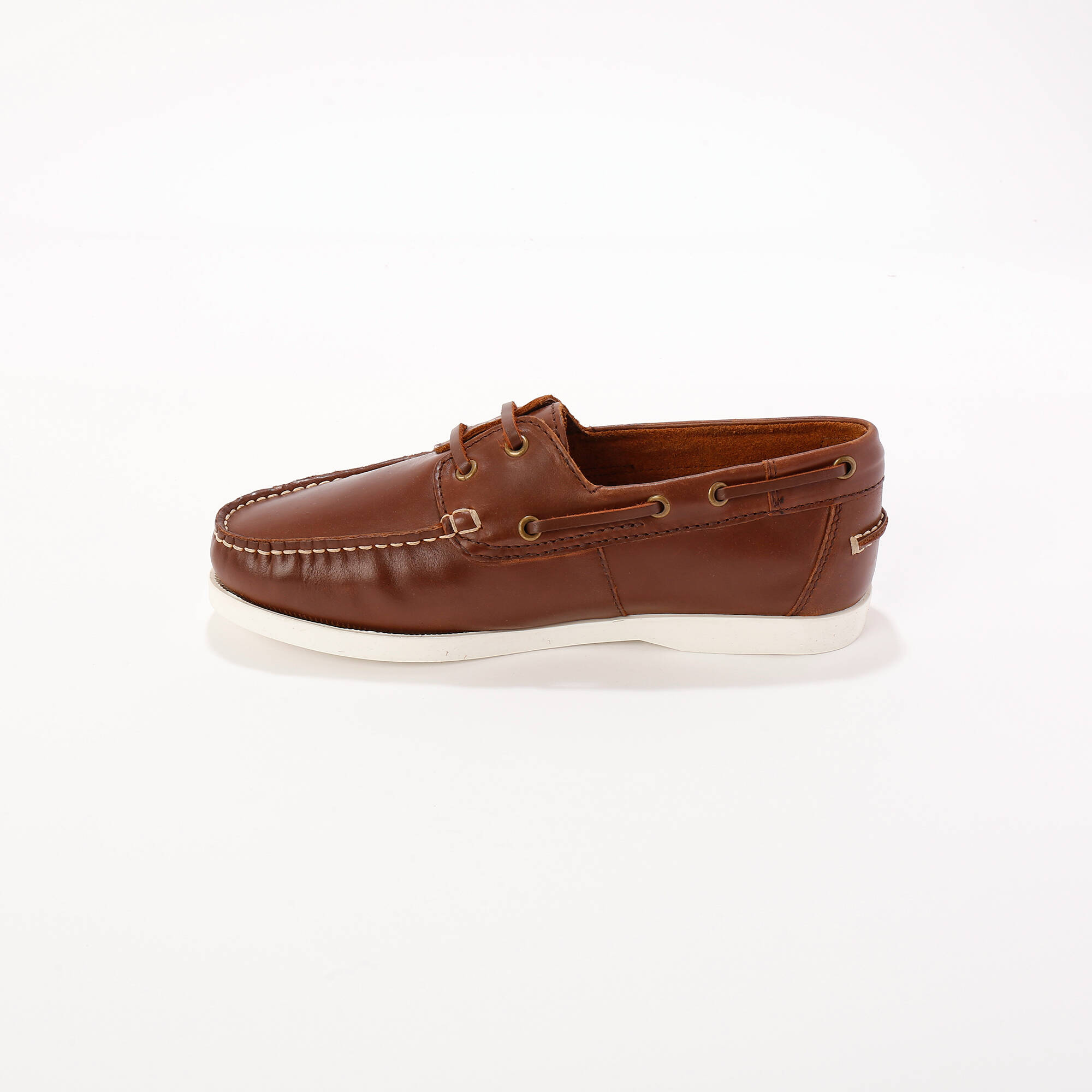 Chaussures bateau en cuir