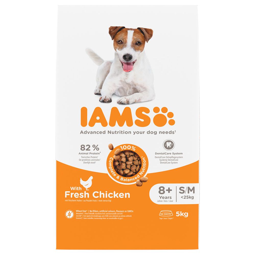 IAMS Advanced Nutrition Senior Small & Medium Dog 8+ with Chicken