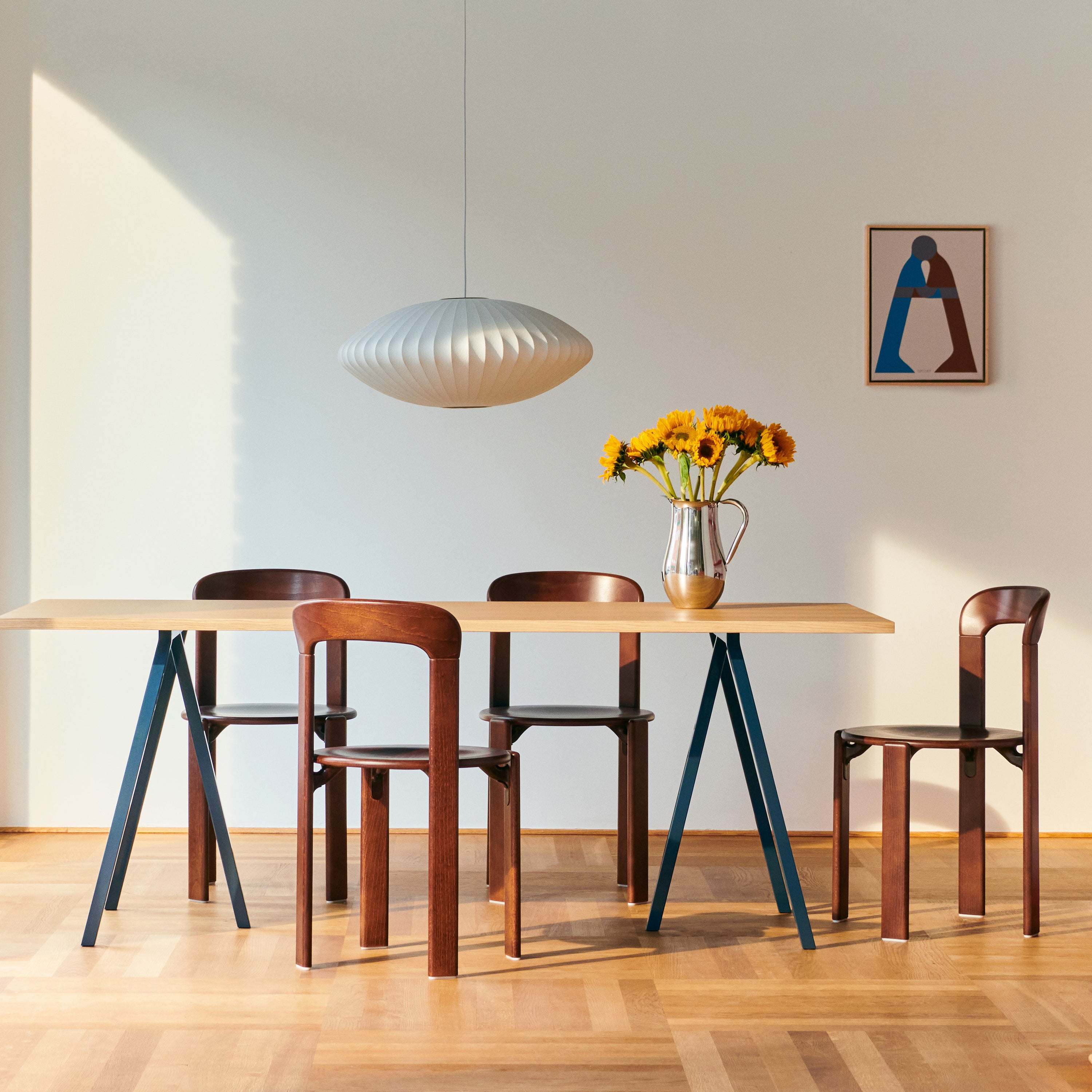 HAY Loop Stand Eettafel 200 x 92,5 cm - Maroon Red