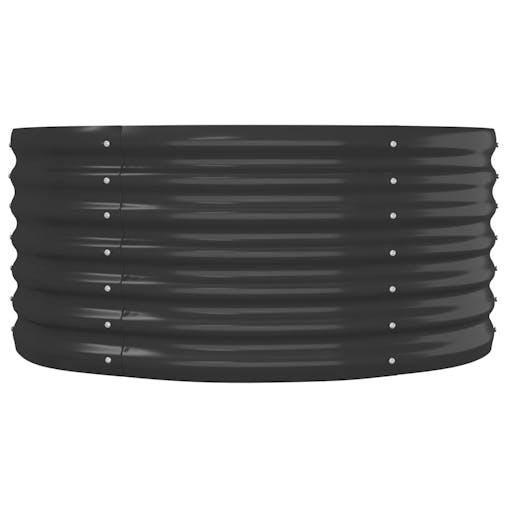 NNEVL Garden Planter Powder-coated Steel 152x80x36 cm Anthracite