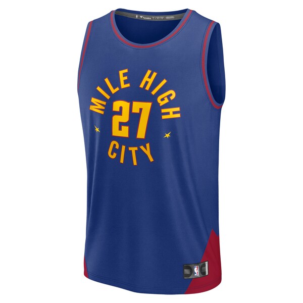 Jamal Murray Denver Nuggets  Fast Break Replica Player Jersey - Statement Edition - Blue