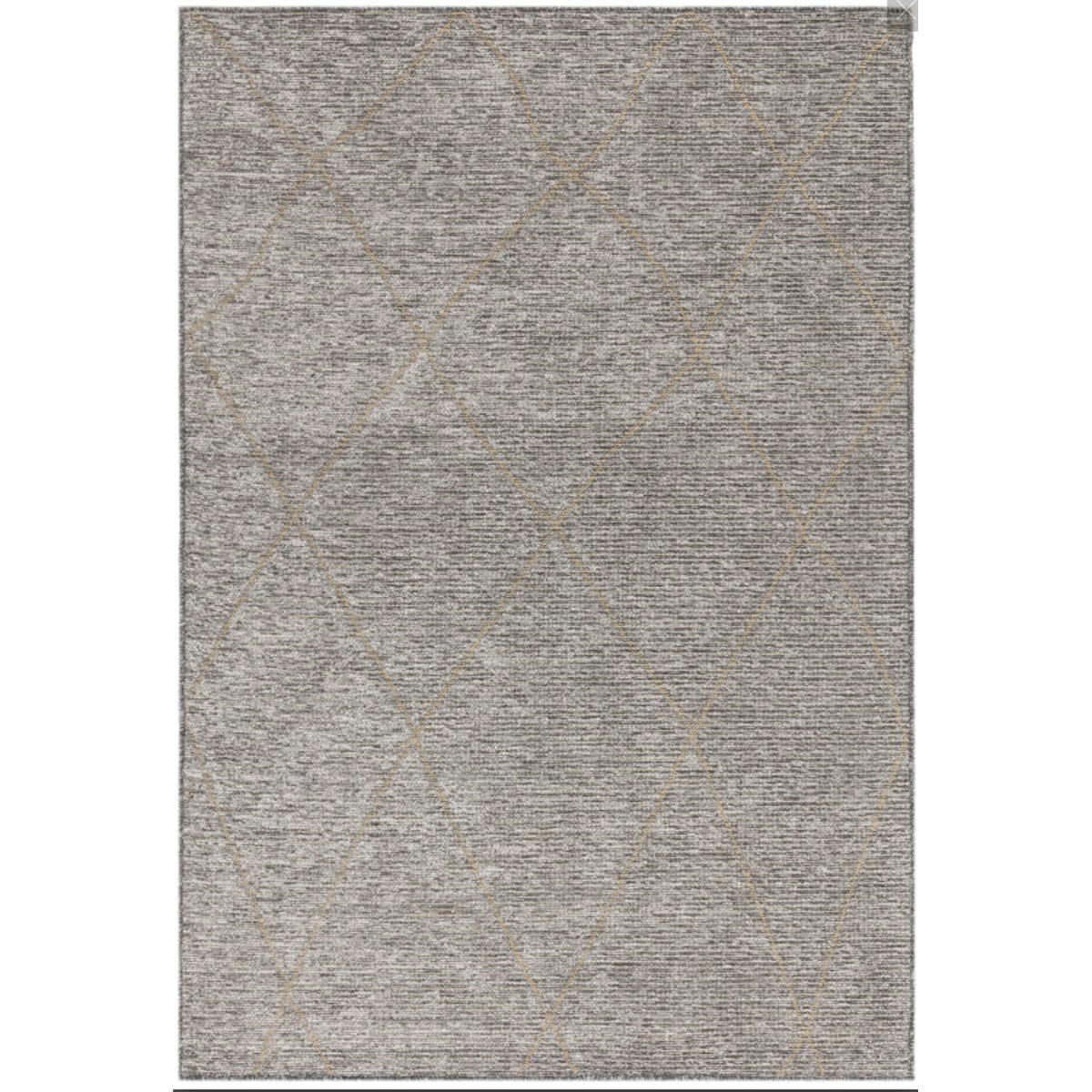 BLUEBERRY - Tapis de salon en jute gris 200x290 cm