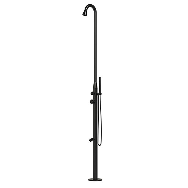 Douche noire en acier inox 316L 228e8239 cm eau chaude et froide