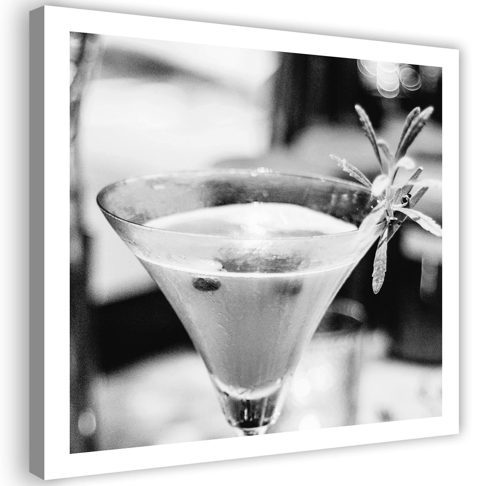 Feeby Obraz na płótnie Drink z rozmarynem 30x30