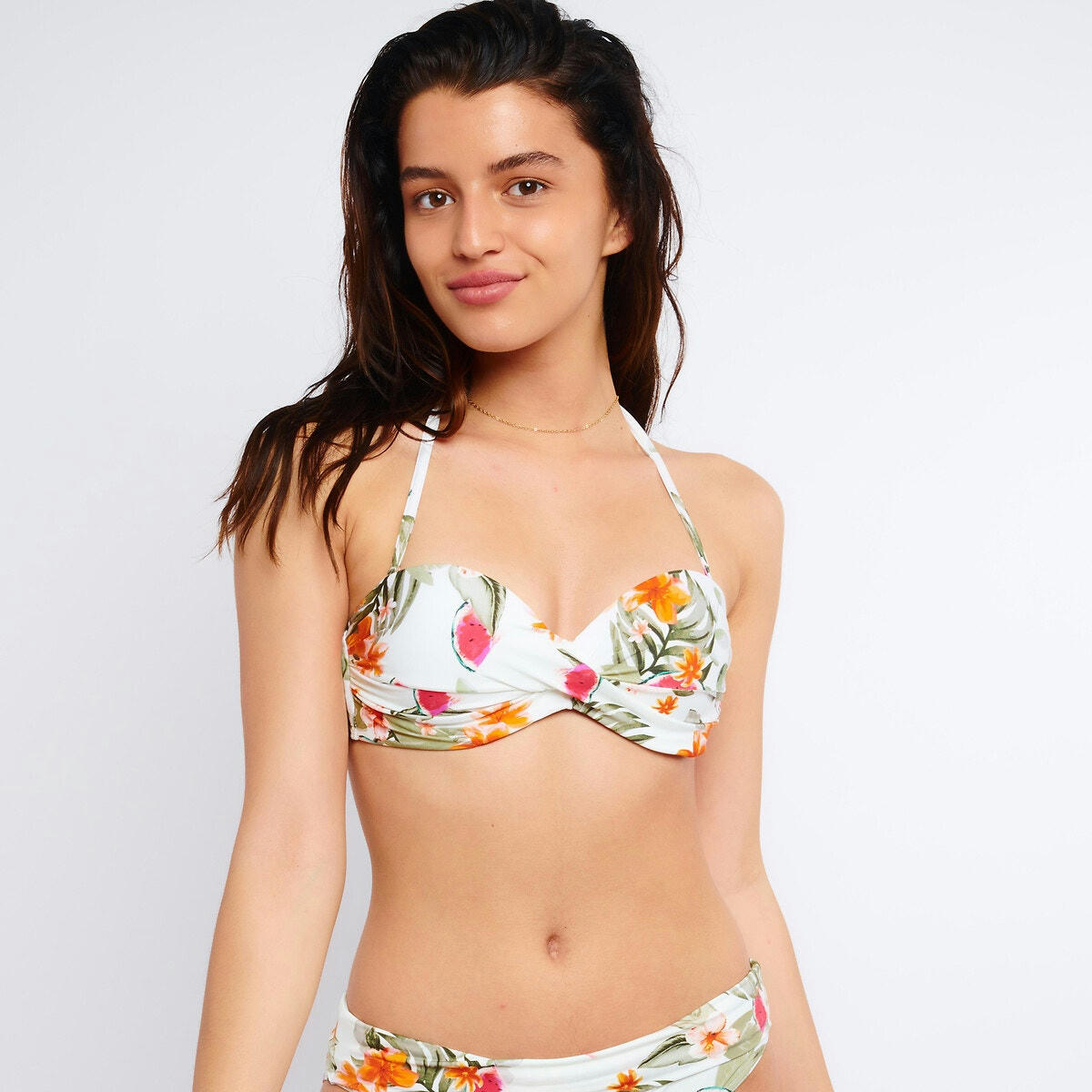 Haut de maillot bandeau Sakata Palmrosed