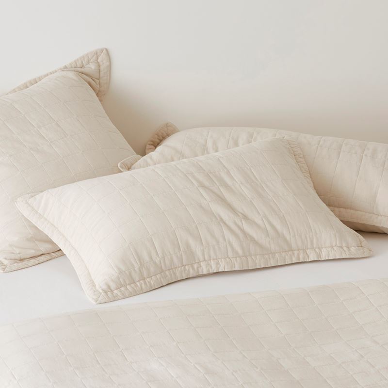 Mosman Sand Quilted Quilt Cover Separates