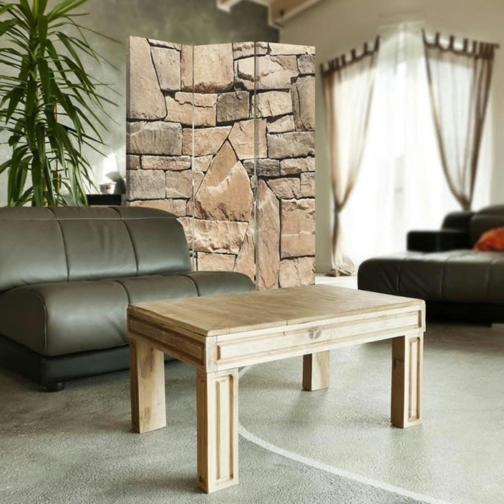 - Paravent cloison Stonewall 110x150cm (3 volets)