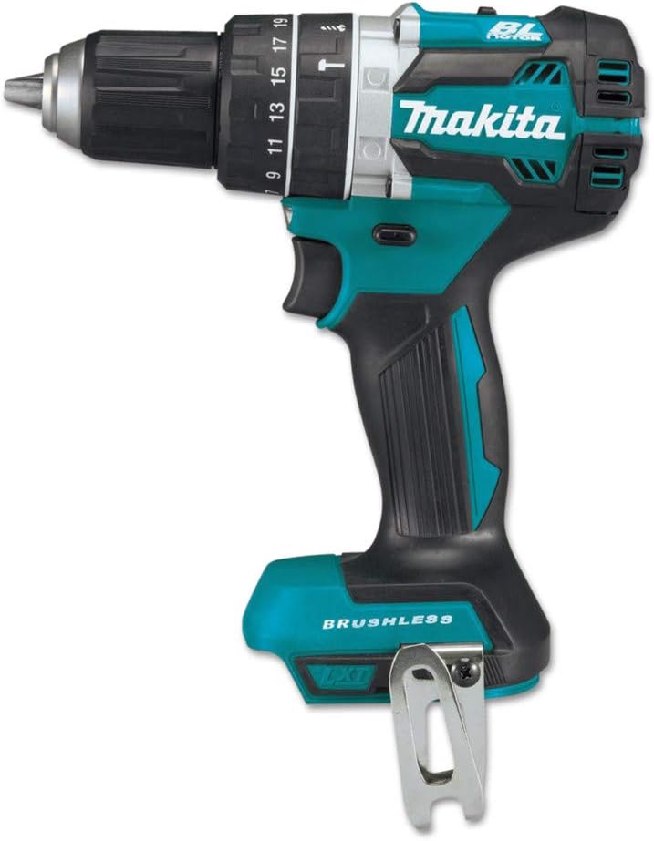 Makita XPH12Z 18V LXT Lithium-Ion Compact Brushless Cordless 1/2 Hammer Driver-Drill, Tool Only