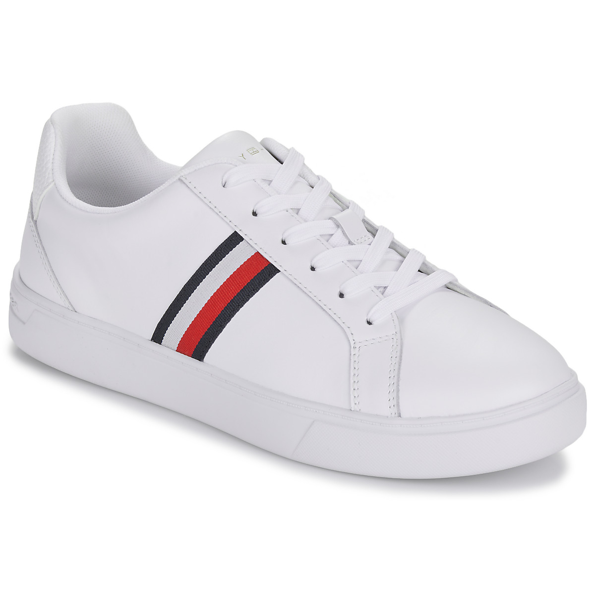 Tommy Hilfiger - ESSENTIAL COURT SNEAKER STRIPES - White
