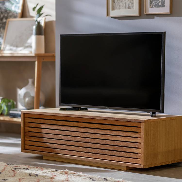 Habitat Max 1 Door TV Unit - Natural