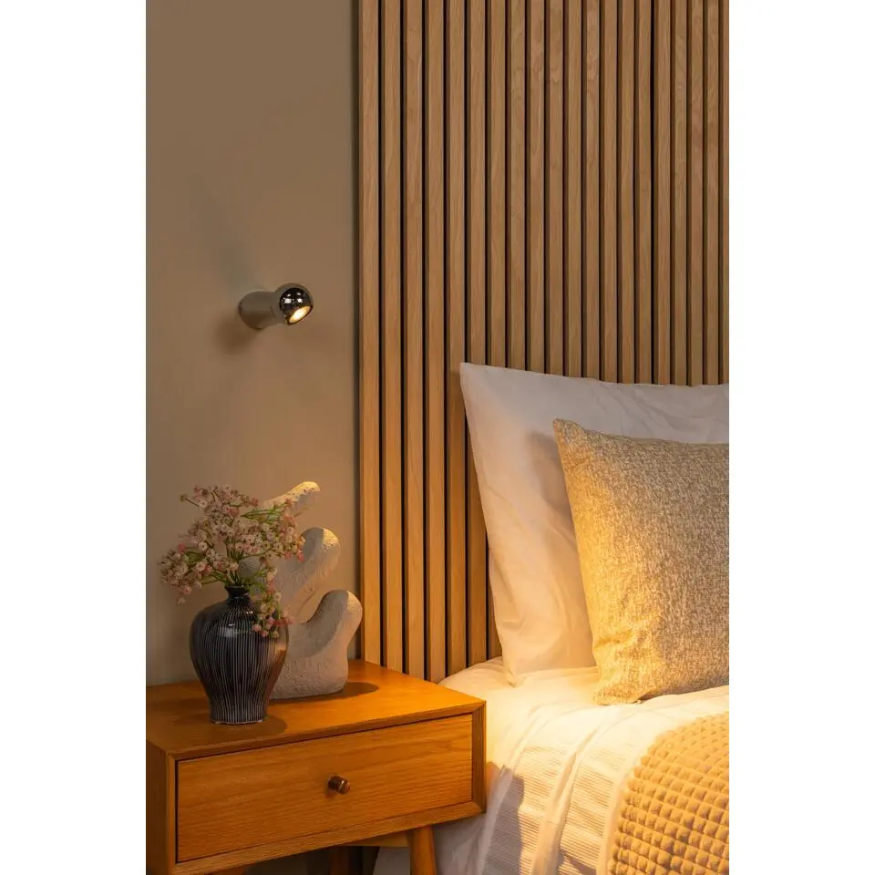 Lucide IPSOS Wandlamp - Chroom