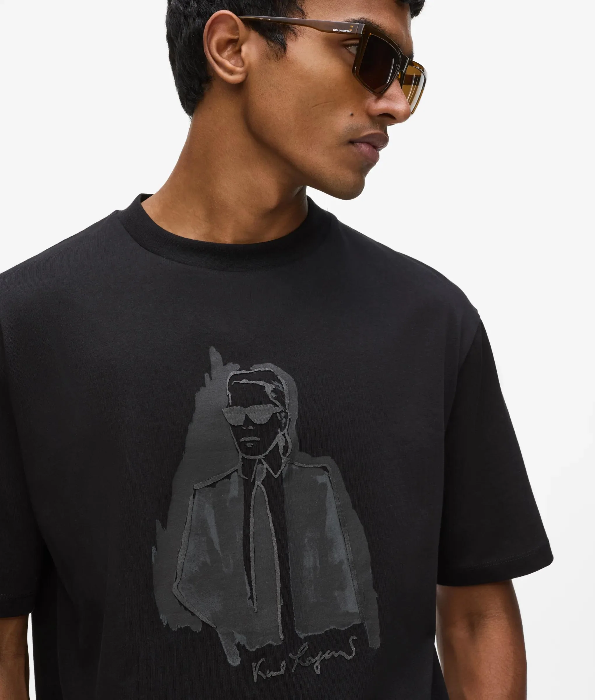 T-shirt imprimé Karl ton sur ton