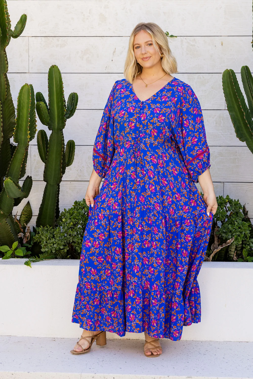 Addison Dress in Winter Blooms