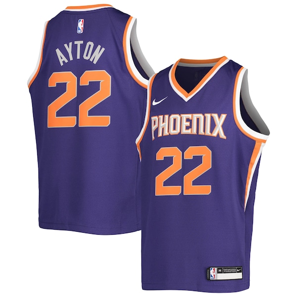 Deandre Ayton Phoenix Suns Nike Youth Swingman Jersey - Icon Edition - Purple/White