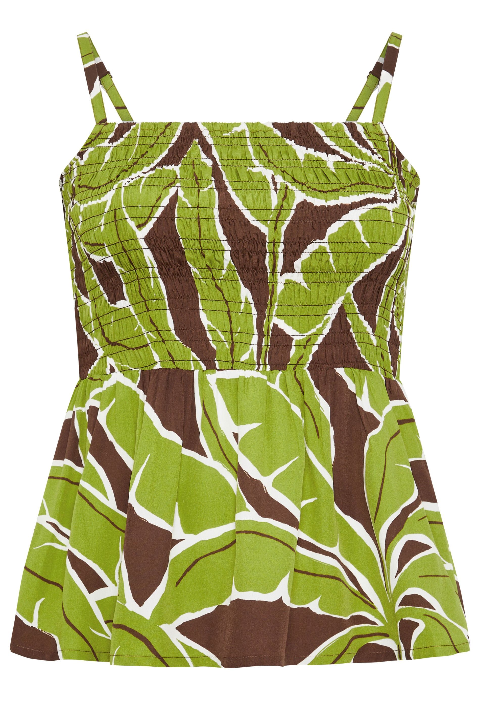 Yours Palm Leaf Vest Top