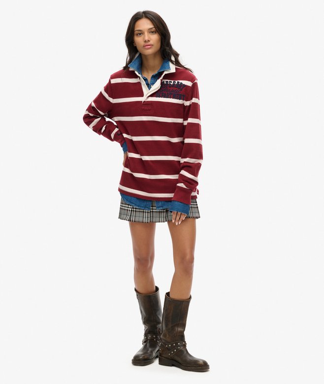 Oversized Athletic Rugby Top