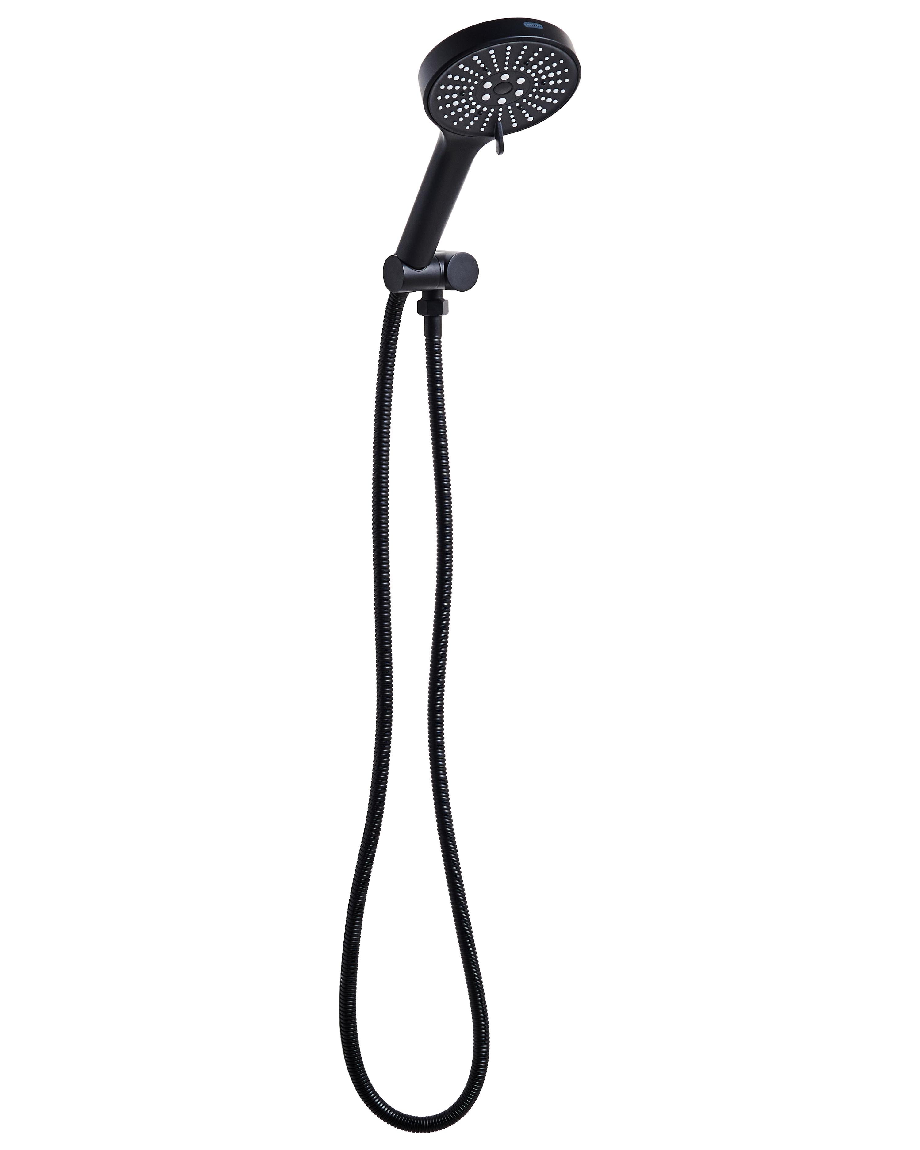 Shower Head and Hose Kit MAPIRI 6-function Black