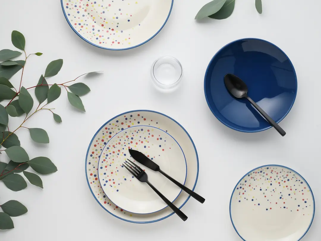 Geschirrset 12-teilig Joy Dots