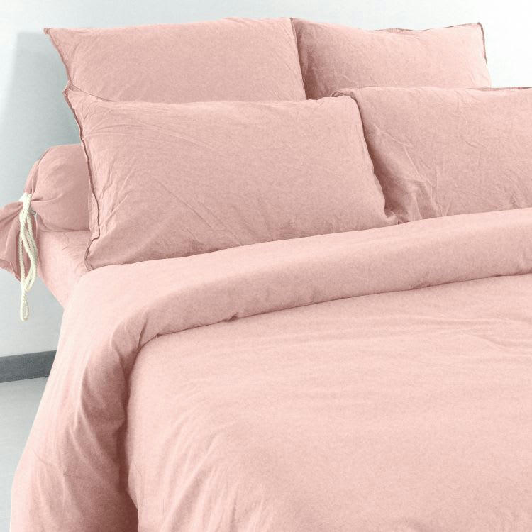PALACE - Housse de couette en Coton Rose 240x220 cm