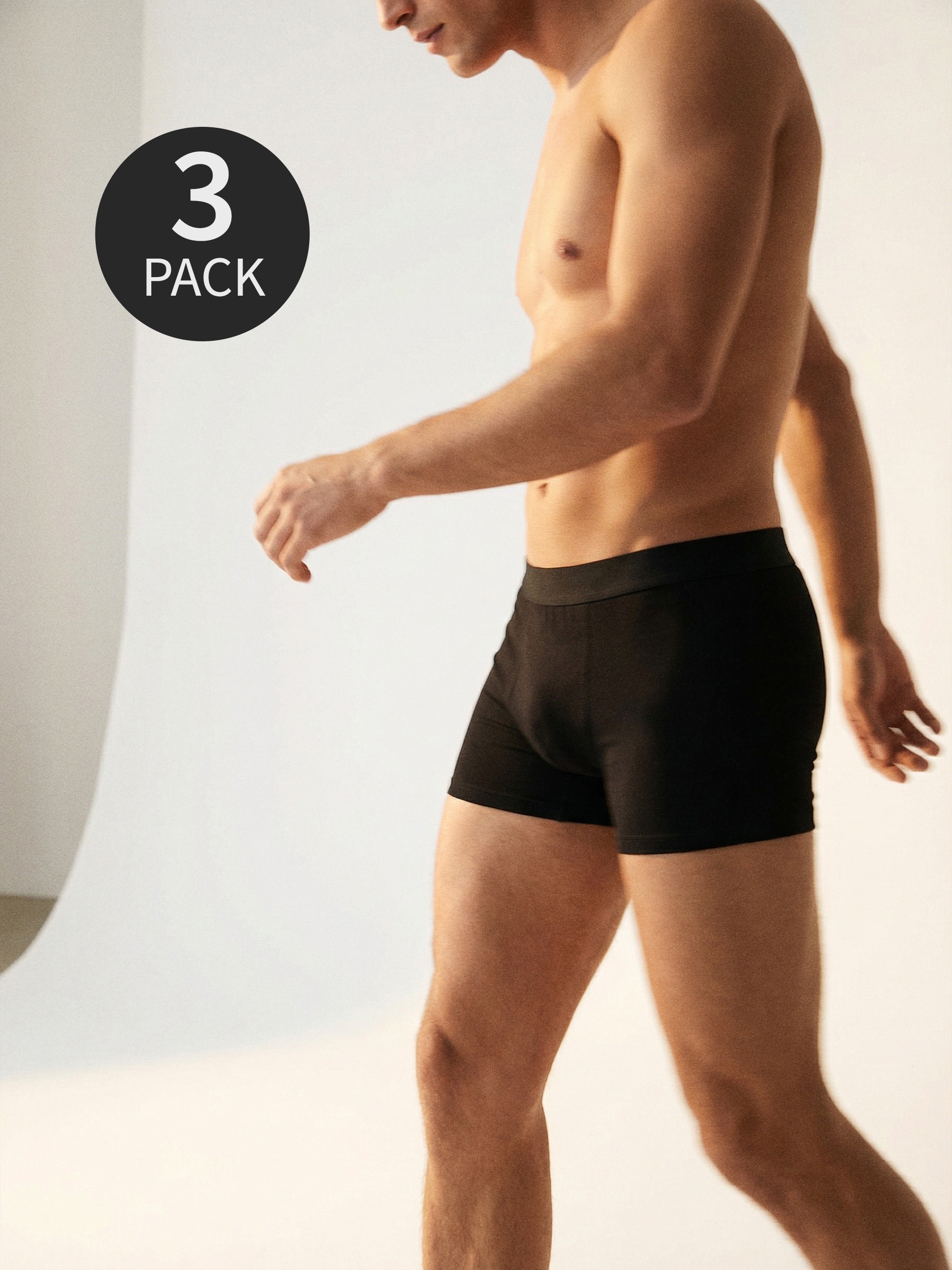 Bokserki long 3 pack