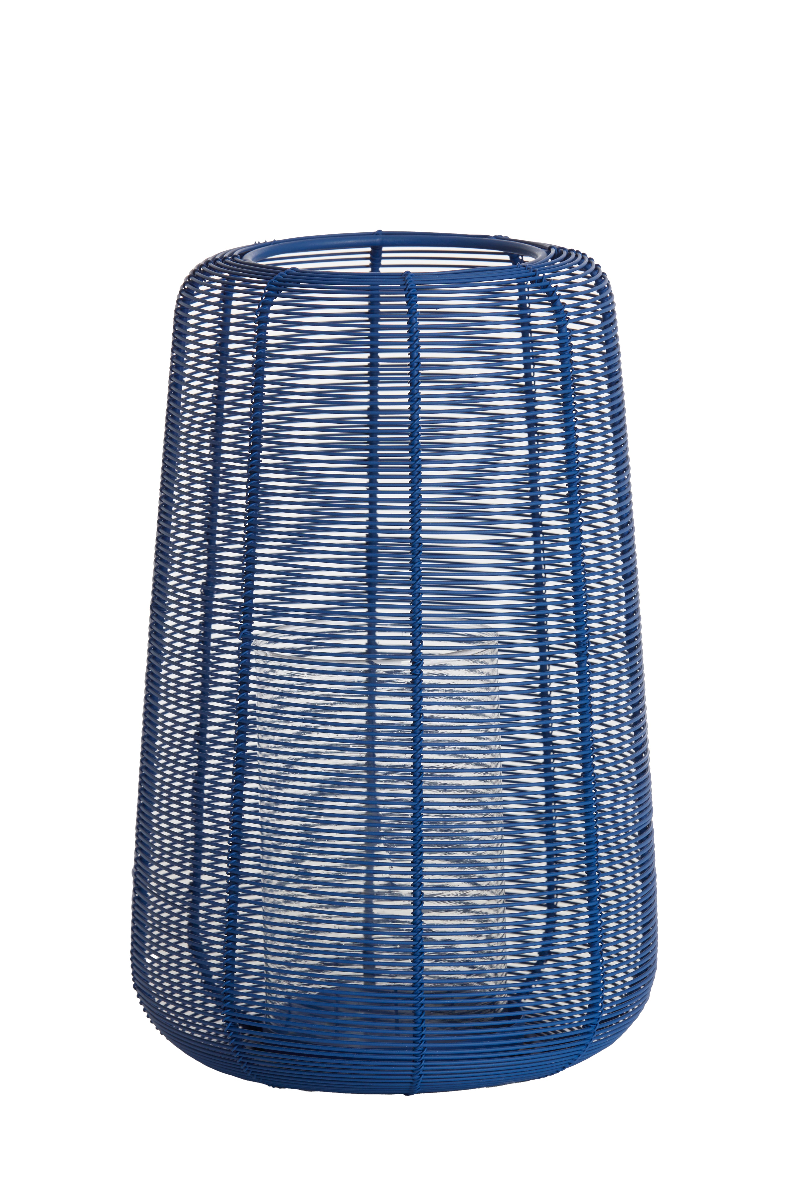 Light & Living windlicht ADETA - Ø19.5x30cm - blauw