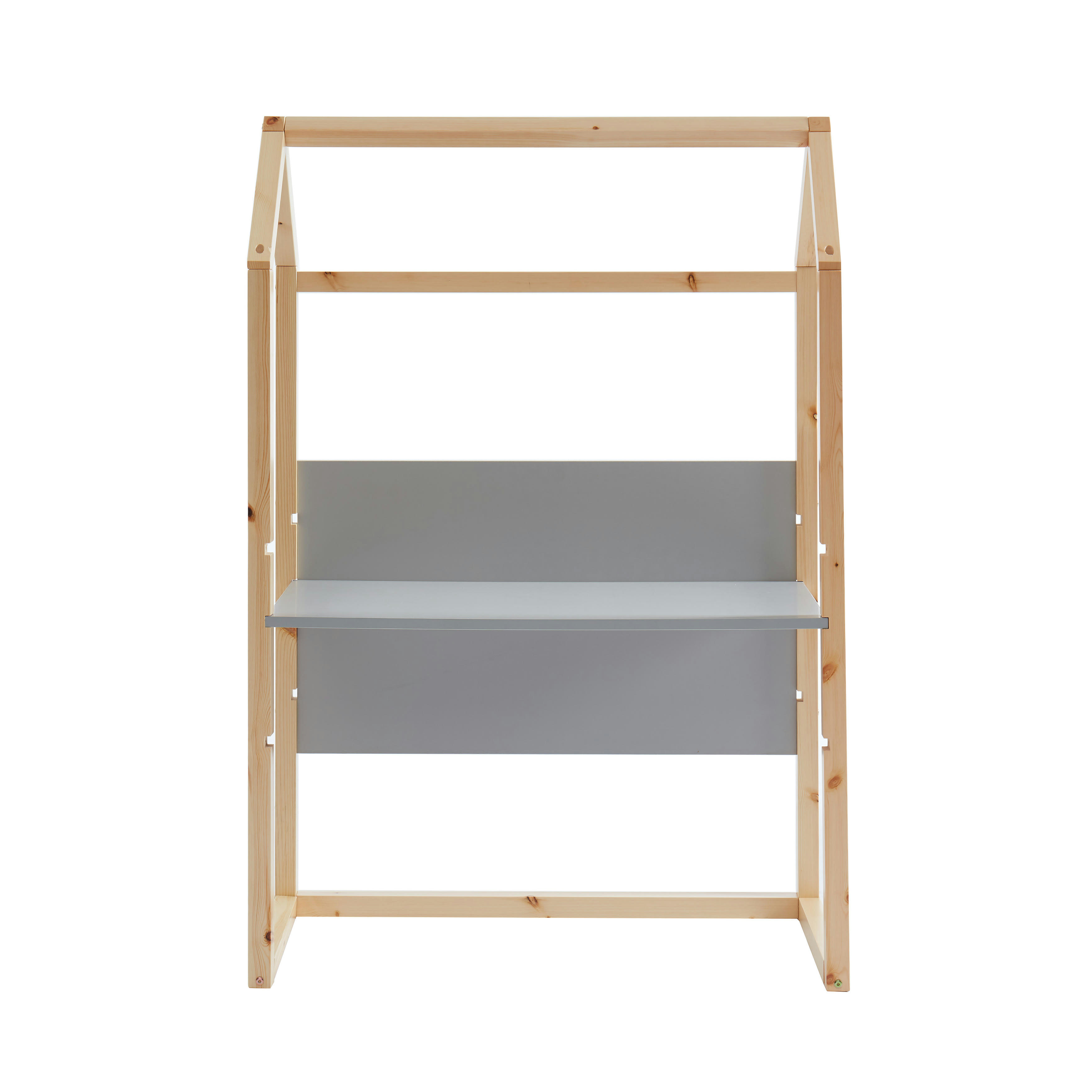 TINY - Bureau enfant cabane   gris  évolutif