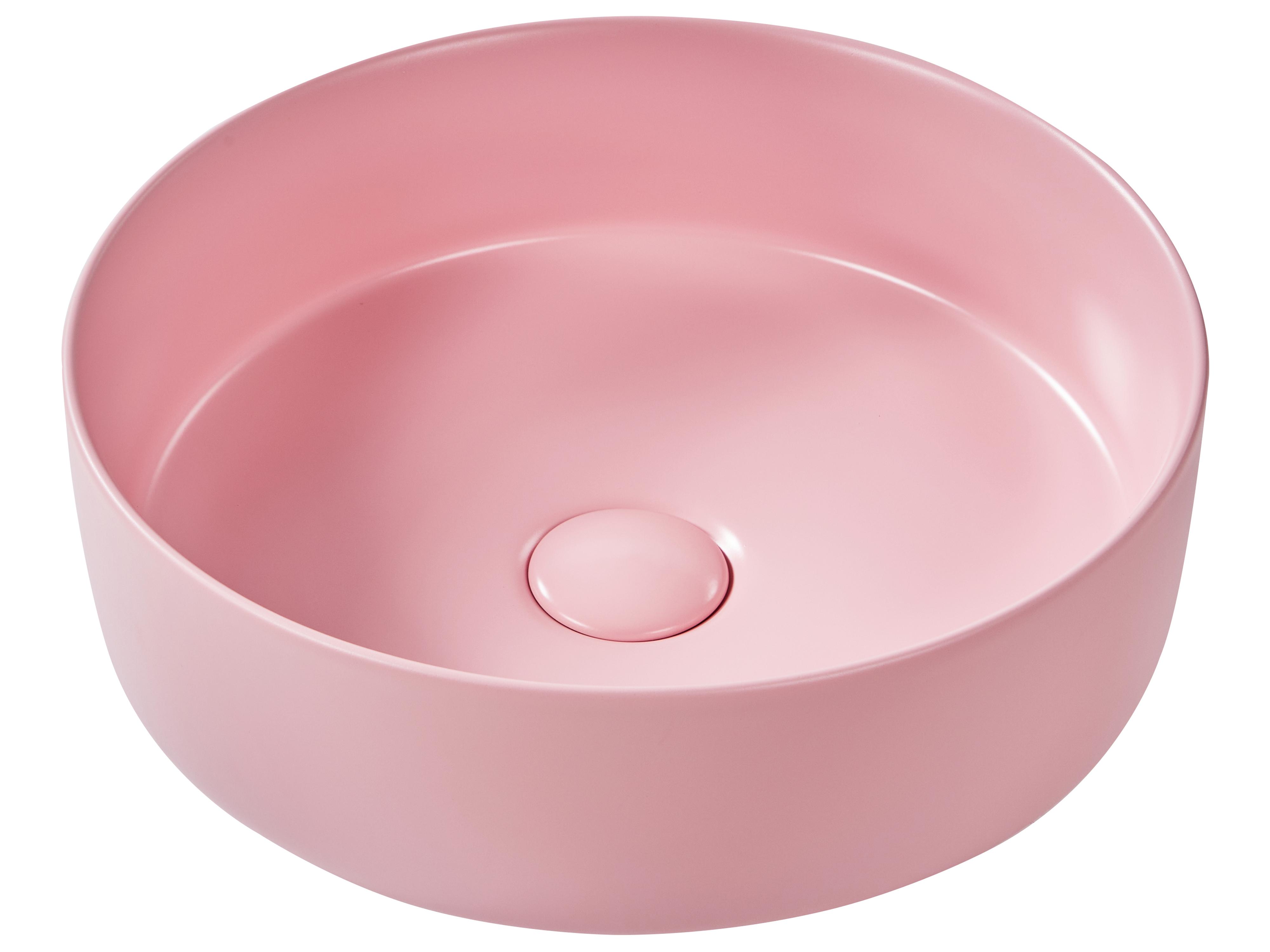 Countertop Basin GUDAR ? 370 mm Ceramic Pink