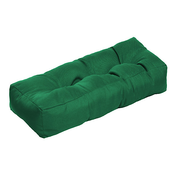 Coussin accoudoir vert pour banquette palette L.58 x l.20 x ép.10 cm, Mykonos