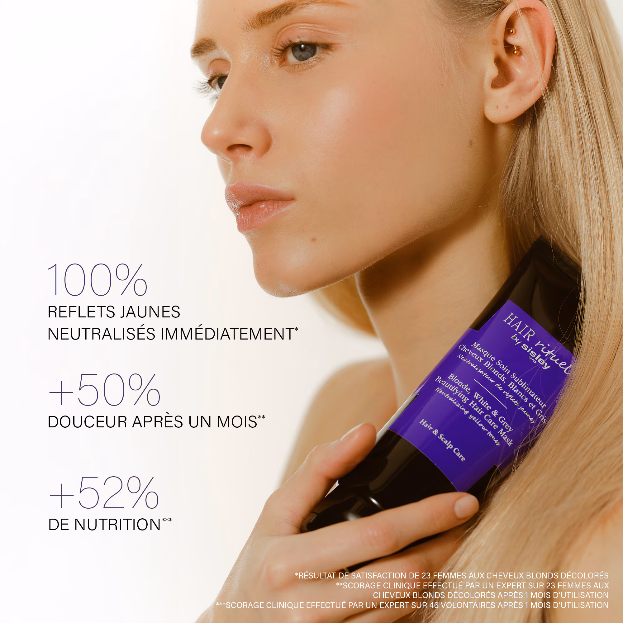 HAIR RITUEL BY SISLEYMasque soin sublimateur cheveux blonds, blancs et gris