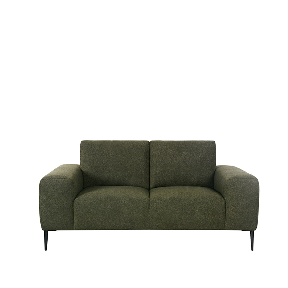 LABEL51 2-Zits Bank Ferraro - Donkergroen Bouclé - 172x88x85cm