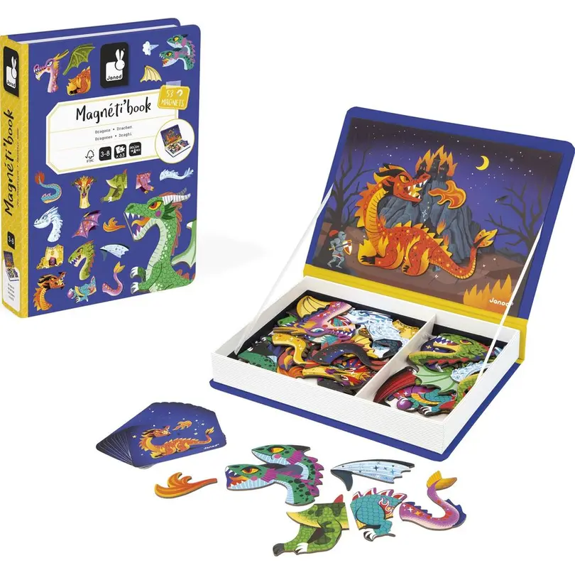 Spielset Magnetbuch Drachen