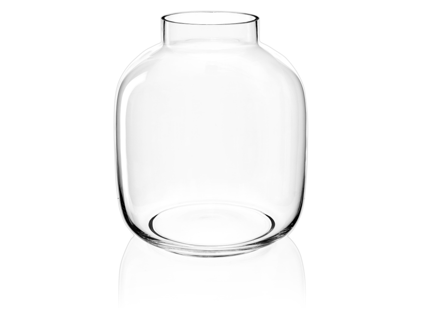 Wazon szklany Mensa 19 cm transparentny