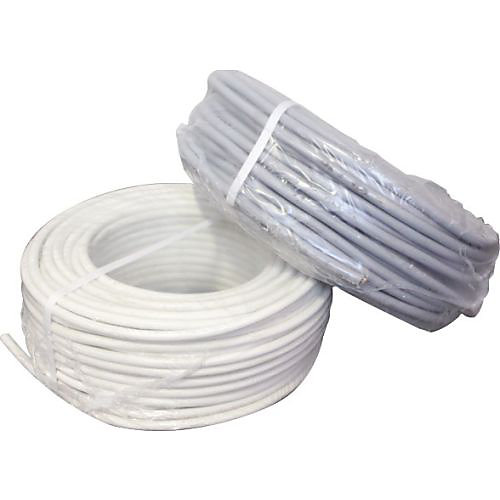 Câble souple HO5 VV-F 50m 2 x 1mm² blanc - FILS &CABLES - 007205 (DOA)