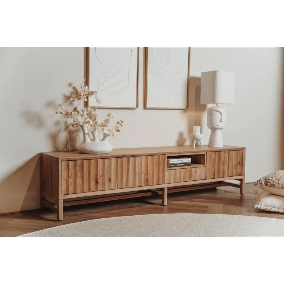 Tower Living - Crotone tv-meubel - 185 cm - naturel