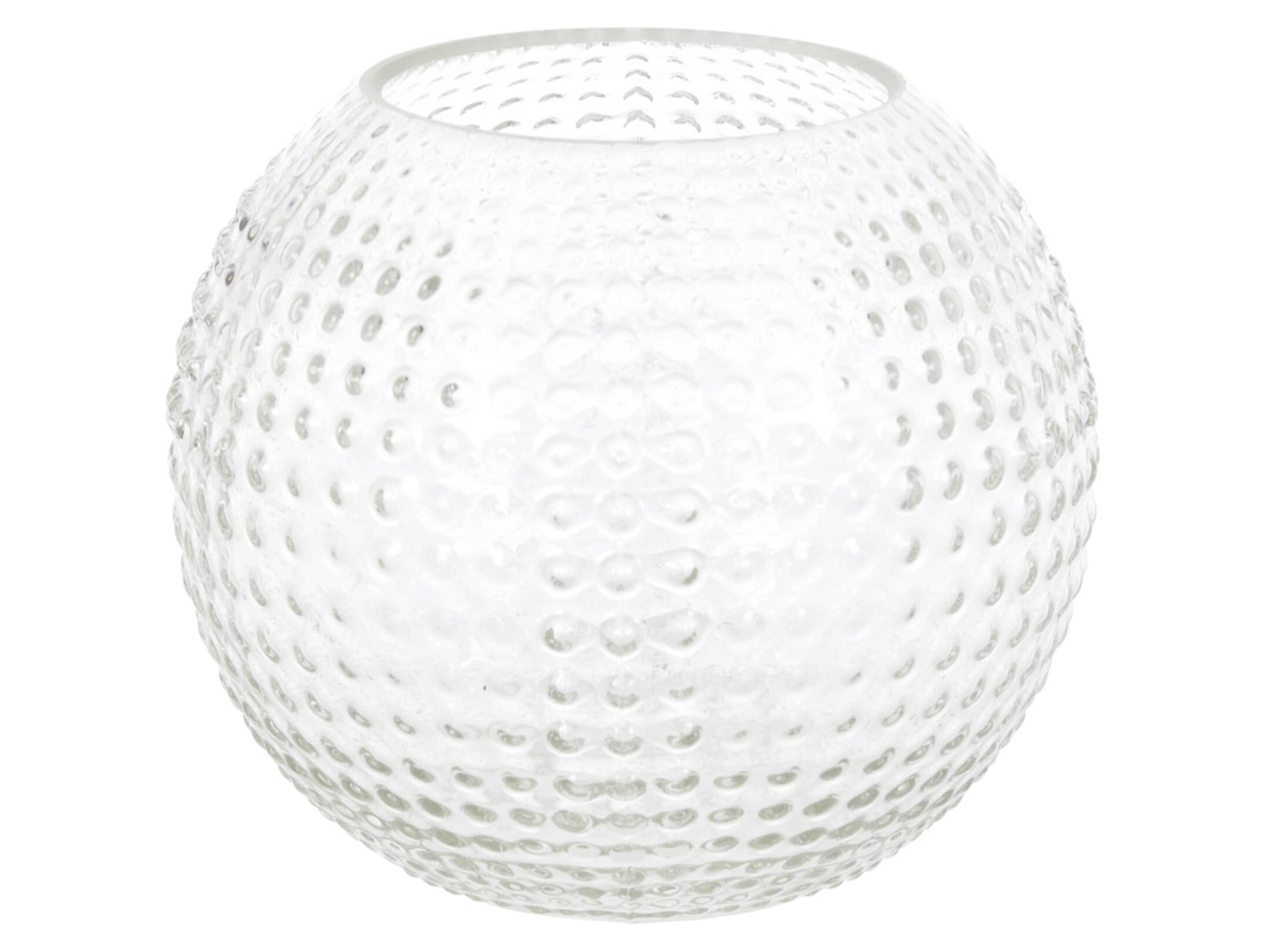 Wazon szklany Dots 12,5 cm transparentny