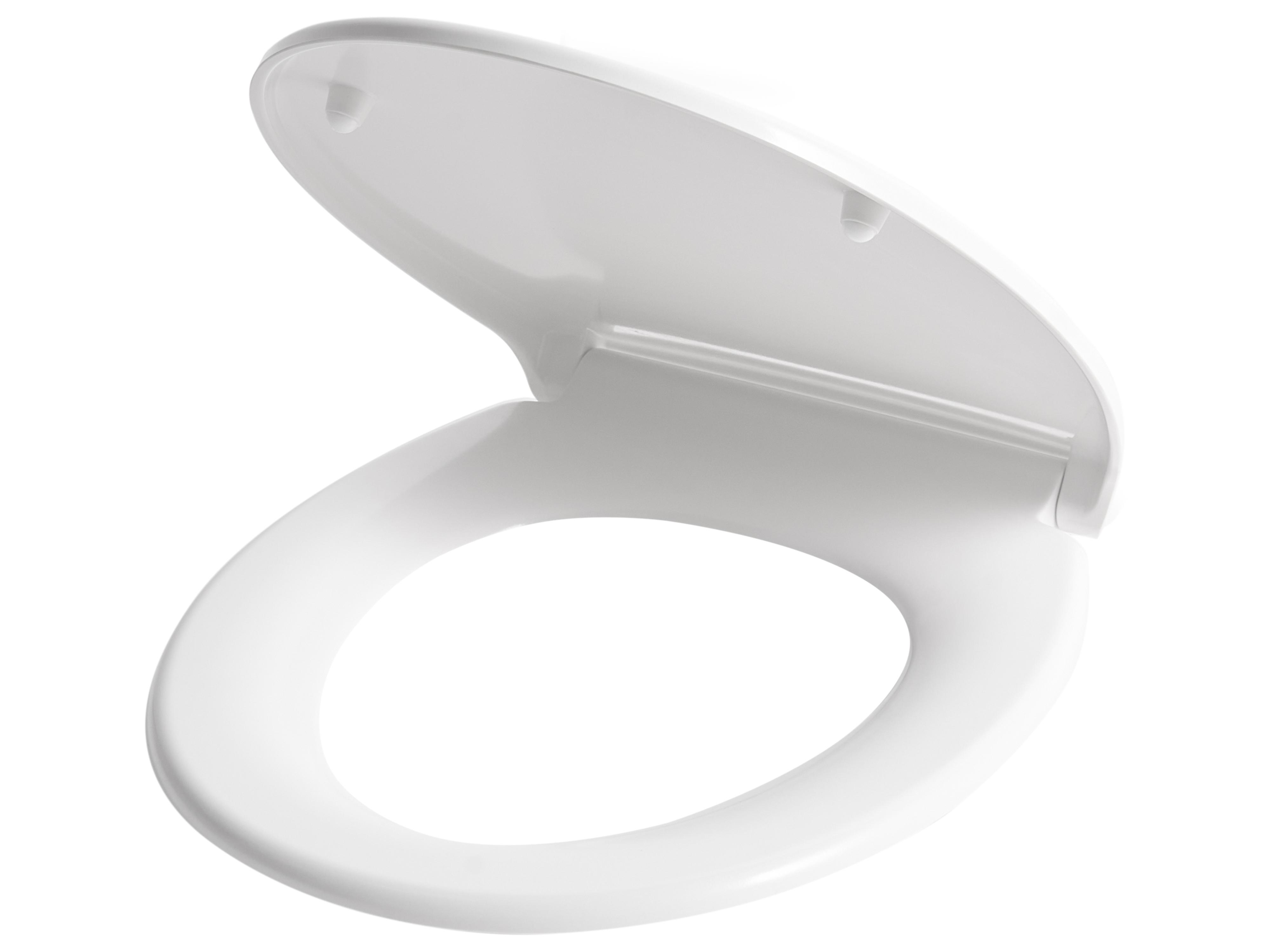 Toilet Seat PAPURI Soft Close Duroplast White