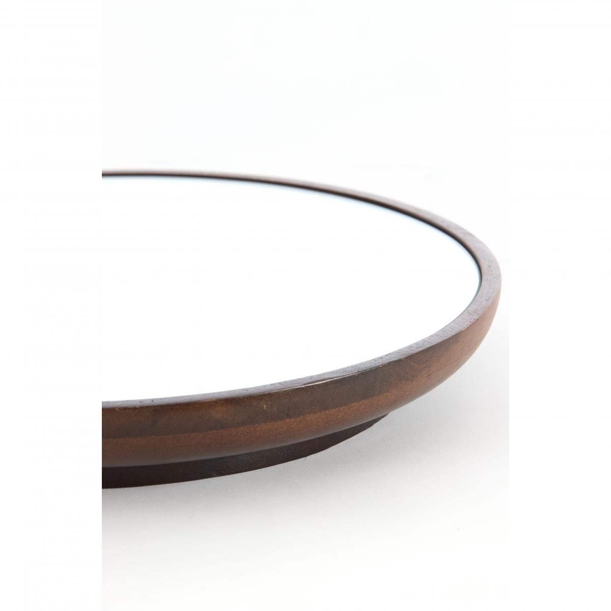 Light & Living - Mamali spiegel Ø68 cm - mangohout bruin