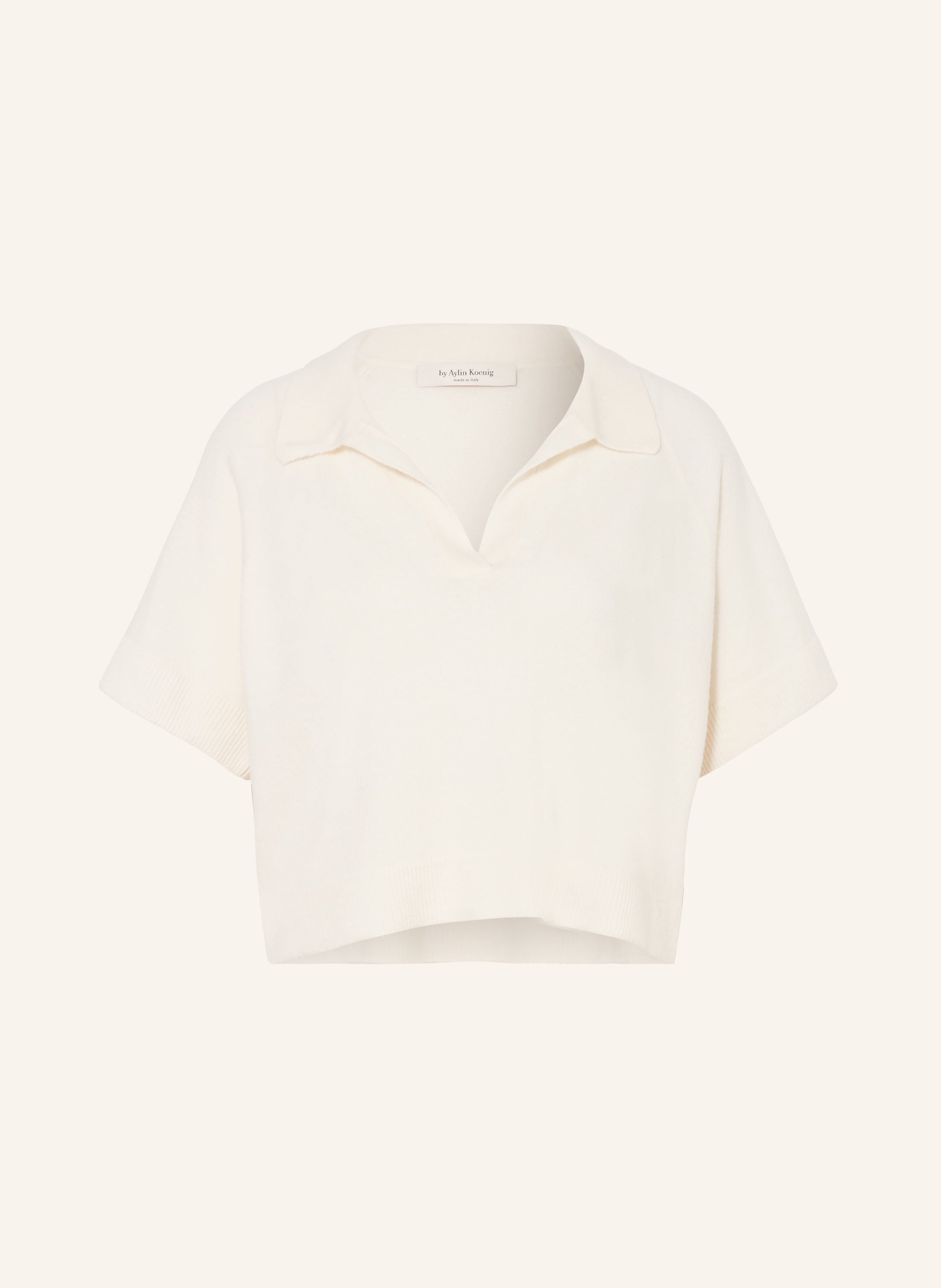 by Aylin Koenig Strick-Poloshirt ERIKA aus Merinowolle mit Cashmere