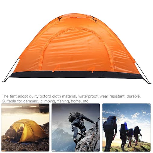 NNEOBA Outdoor Waterproof Single Person Tent for Camping & Fishing
