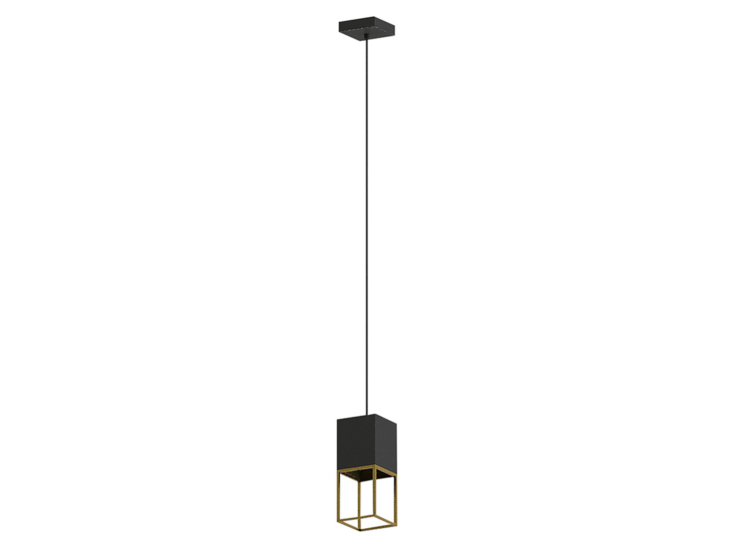 Lampa wisząca Montebaldo metalowa czarna