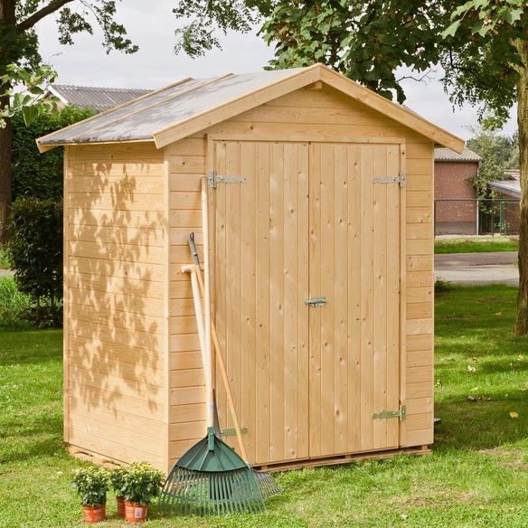 Gartenhaus »Nyland«, Holz, BxHxT: 200 x 218 x 137 cm (Außenmaße inkl. Dachüberstand)