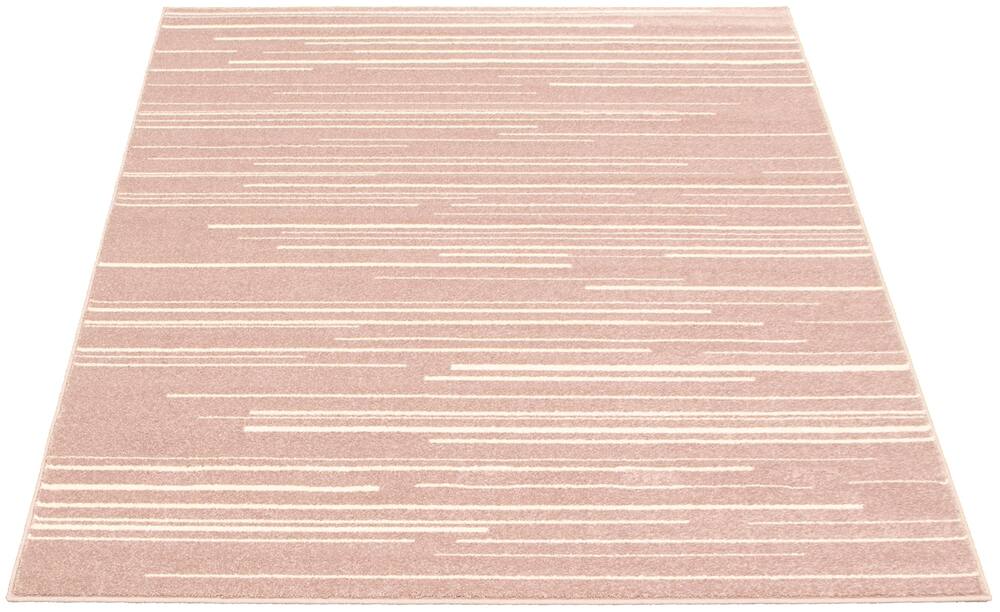 ECARPET Fika Indoor Area Rug, Pink/Cream, Assorted Sizes
