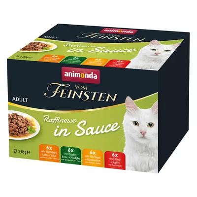animonda vom Feinsten Adult Raffinesse in Sauce Mixed Pack