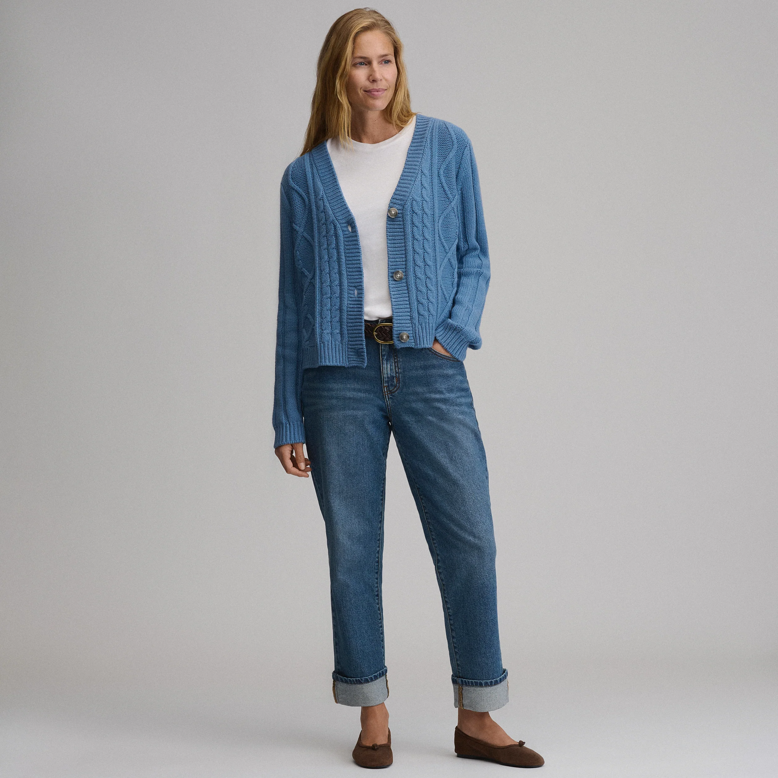 Women's Everloft Cable Cardigan Sweater