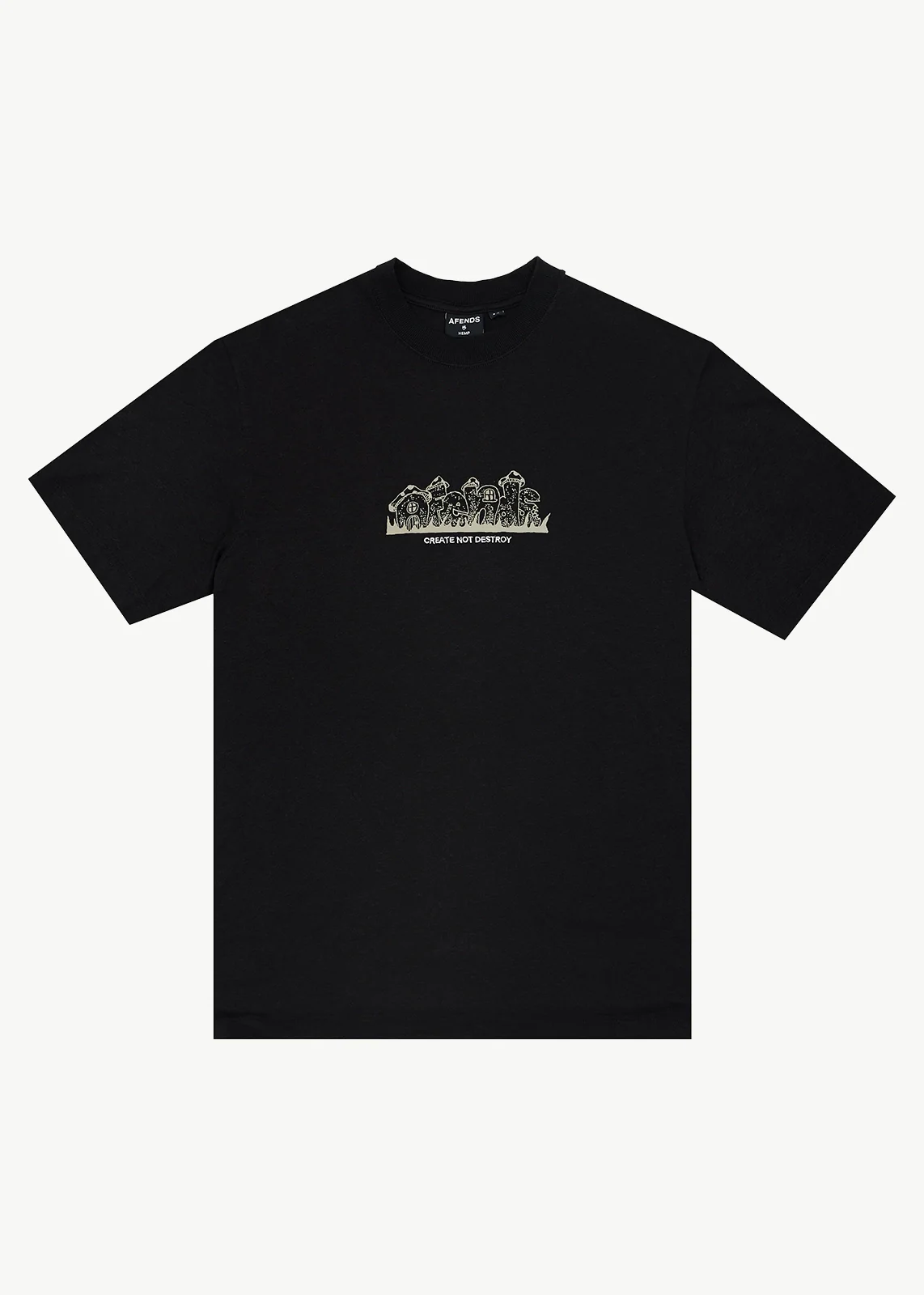 AFENDS Mens Allure - Retro Tee - Black