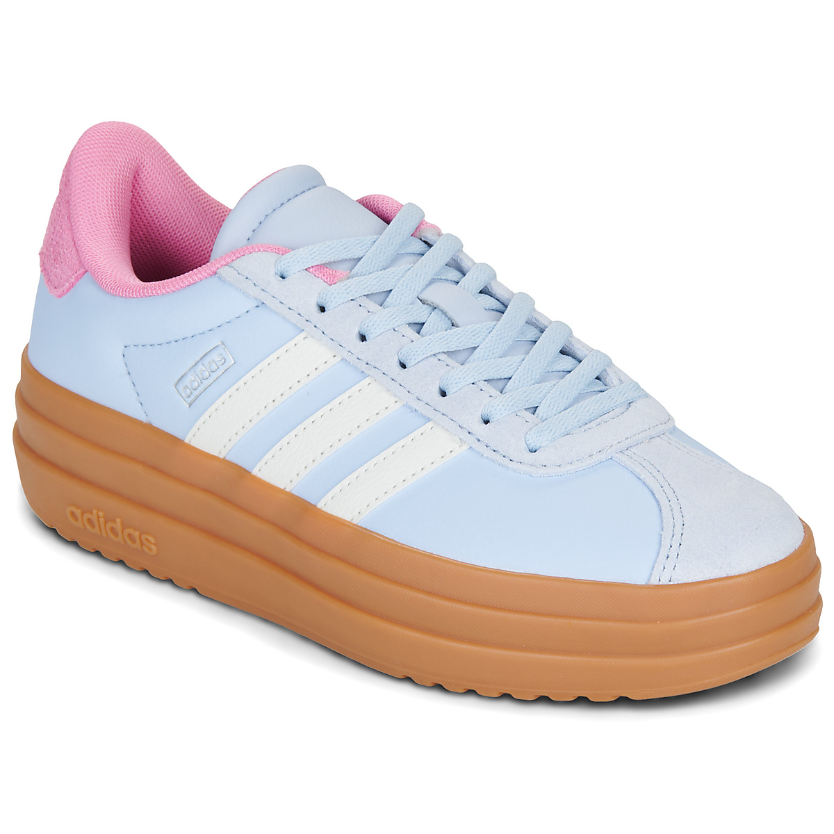 adidas - VL COURT BOLD J - Blue / Clear / Pink