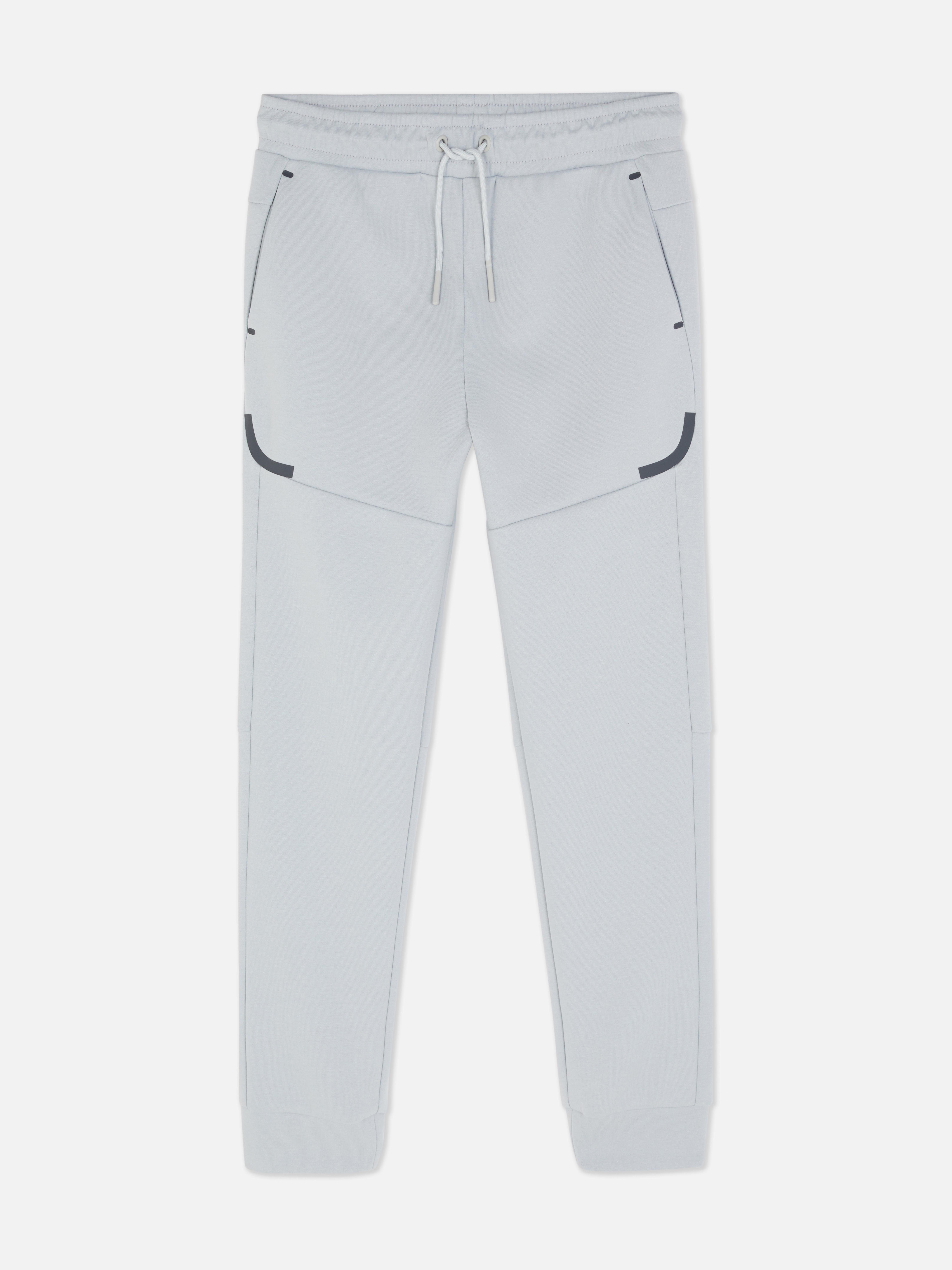 Cuffed Paneled Sweatpants