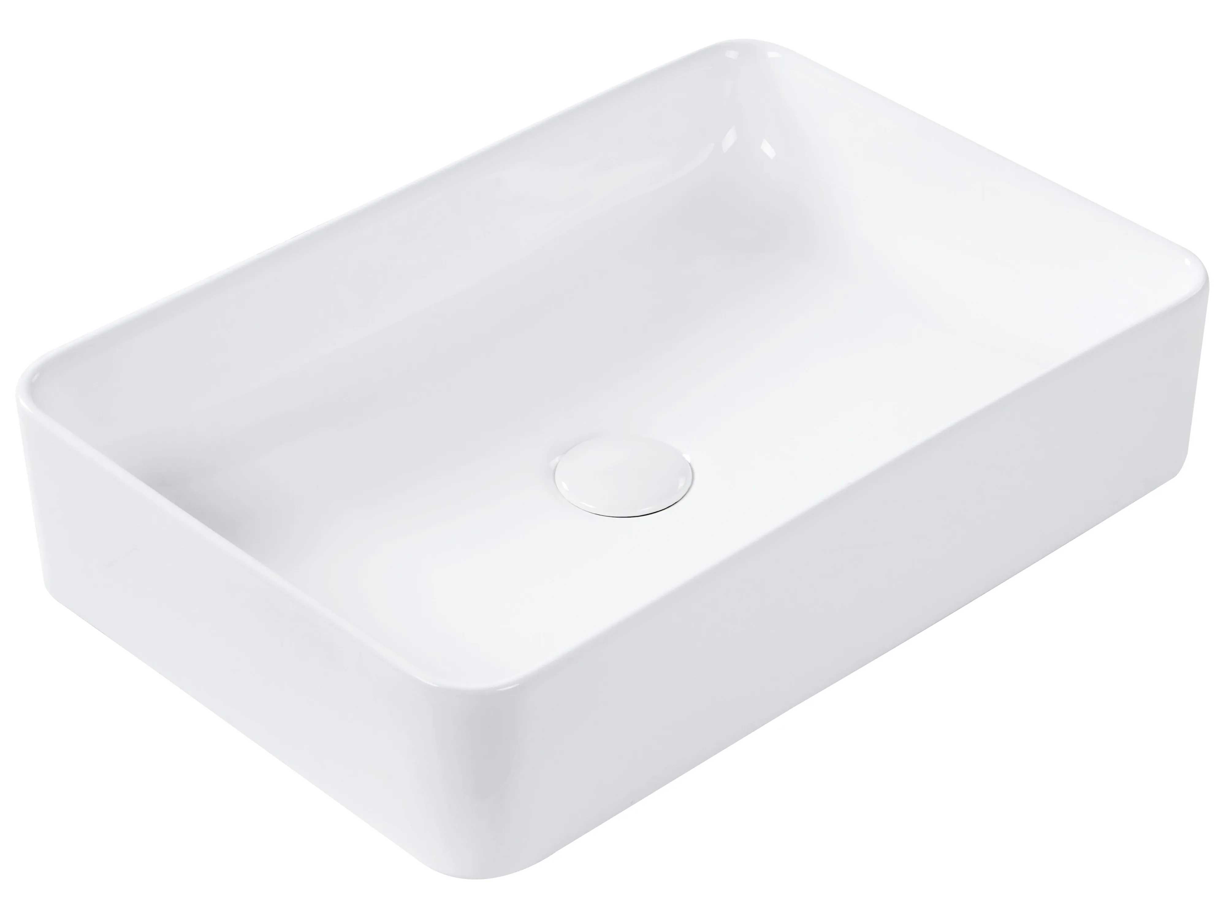 Countertop Basin CHIVANA 510 x 340 mm Ceramic White